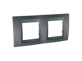 UNICA TOP Ramka 2 podwójna pozioma grafit MGU6.004.12 SCHNEIDER ELECTRIC