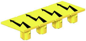 Oznaczenie zacisków Weidmüller AAM 6 YE FLASH 2635570000, 40 szt.