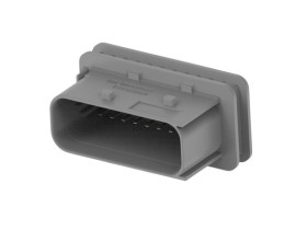 Wtyk PCB 18-pinowe raster: 6mm 2-rzędowe TE Connectivity Montaż na kablu Żeński 24 V