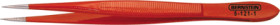 ESD precision tweezers, insulated, steel, 120 mm, 5-121-1