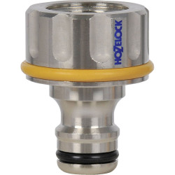 Hozelock 2046P0000 Pro Brass Tap Connector Durable Brass 1/2&quot; BSP