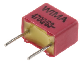 Kondensator foliowy 4.7nF 40 V ac, 63 V dc WIMA Polipropylenowe rozstaw: 5mm THT ±5