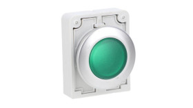 Główka Lampki Sygnalizacyjnej 30Mm Płaska Zielona M30c-Fl-G 183283