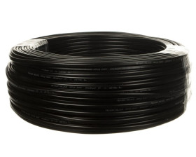 Przewód płaski H03VVH2-F (OMYp) 2x1,5 czarny /100m/