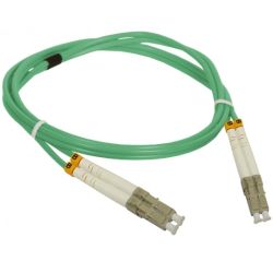 Patchcord światłowodowy FO MM LC-LC duplex 50/125 OM3 1m Alantec