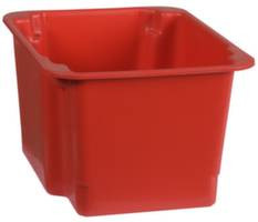 Plastipol Scheu 1658783 Pojemnik do sztaplowania nadaje się na żywność (D x S x W) 300 x 200 x 150 mm czerwony 1 szt.