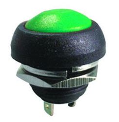 PRZYCISK PBS-33BG MONOSTABILNY ZWIERNY OKRĄGŁY 3A/250V ZIELONY PRZEL549
