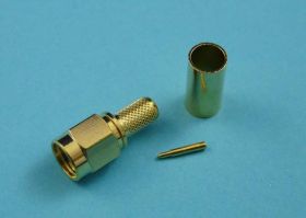 WT.SMA ZACISKANY RG-58 1561 ZŁOTY