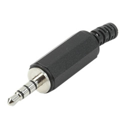 Wtyk jack 3,5 mm Męski Wtyk jack Montaż na kablu