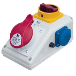 Rozdzielnica stacjonarna R-BOX KOMAPKT 1x32A/5P 1x250V, wył. 0/1 B.325/1/01