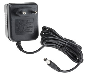 Zasilacz AC/AC Uwy 12V ac Iwy 400mA Złącze 2,1 x 5,5 x 12 mm, biegun dodatni w środku 5W typ wtyczki: Typ C