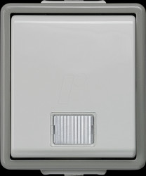 5TA4700 DELTA surface IP44, dark grey/light grey off control switch