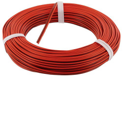 econ connect ZKL075RTBR20 Strand 2x0.75mm&#xB2; Red/Brown 20m