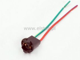 Oprawka żarówki samochodowej T10: L= 10cm