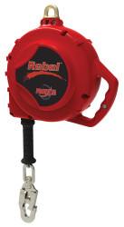 Urządzenie samohamowne, Plastik, 15m, Pojedynczy, Galwanizowany, Zestaw zabezpieczający przed upadkiem