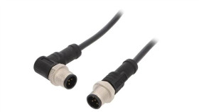 M12a05ml12amrsb001 Kabel Do Czujników/Automatyki 5Pin M12-M12 1M Wtyk Wtyk