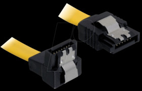 82800 Cable SATA 6 GB/s GE/un 20 cm yellow metal