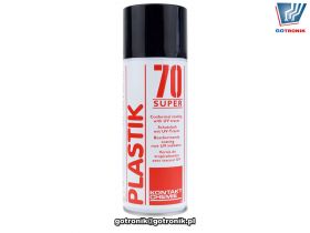 PLASTIK 70 SUPER 400ml lakier akrylowy o podwyższonej odporności termicznej przezroczysty