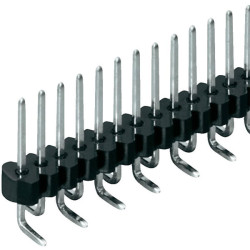 Fischer SLV W 2 SMD 048 40 Z Male Header 2x20 Vertical 1.27x2.54 Sn 4.8mm Pin