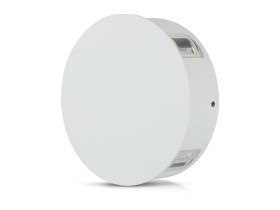 VT-706 4W Lampa ścienna LED barwa: 4000K IP65 obudowa: biała okrągła 8214 V-TAC