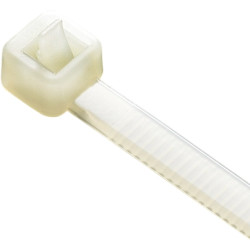 Cable tie, releasable, PA, (L x W) 250 x 4.8 mm, bundle-Ø 74 mm, natural, BYB-5-12H1556, package with 100 pieces