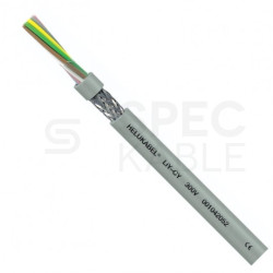 Kabel sterowniczy LIYCY 10x0,34mm2 szary 300/300V ekranowany olejoodporny linka HELU (Helukabel)