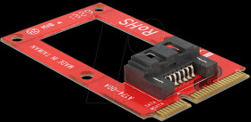 95240 mSATA &gt; 1 x SATA 7-pin socket converter