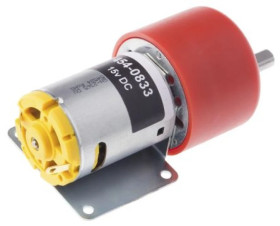 Motoreduktor DC, 990 mA, 7,98 W, 233 obr./min, 2587 gcm, RS PRO