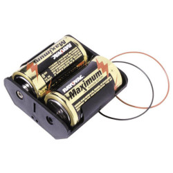 MPD BH2DW Battery Tray 2x D Sturdy Versatile Holder 71x71x31mm