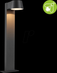 94715 Bollard lamp Capea, insect-friendly, 2200 K, 6 W, anthracite