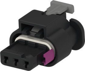 Socket, unequipped, 3 pole, straight, 1 row, black, 1-1718644-1