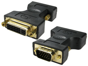 Adapter Męskie VGA (1) na Żeńskie DVI (1)