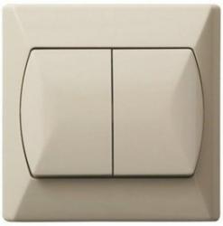 Akcent, Łącznik dwugrupowy, świecznikowy beżowy,