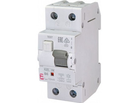 Wyłącznik różnicowoprądowy z członem nadprądowym B 32A 1P+N 30mA typ A KZS-2M A B32/0.03 002173207 ETI