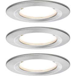 Paulmann 93458 Nova Bathroom Recessed Light Set LED 18W IP44 Iron