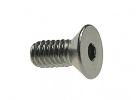 Śruba calowa 8-32x6mm - łeb płaski - pod imbus 2.5mm - nierdzewna
