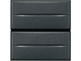 AXOLUTE Przycisk podwójny 2 modułowy AXIAL antracyt HS4036/2 LEGRAND