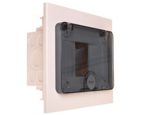 Rozdzielnica modułowa 1x4 podtynkowa IP40 (drzwi transparentne) Golf VF104TD