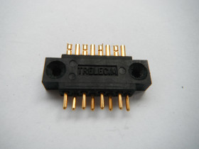 Złącze 8 pin pozłacane TRELEC.M lutowane na kabel