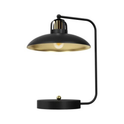 Lampka biurkowa FELIX BLACK/GOLD 1xE27 MLP8908 Milagro