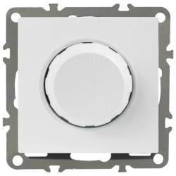 QUADRA Ściemniacz obrotowy 3A 50-650W biały