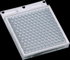 Reflector, 61 x 51.5 x 8 mm for reflected light barriers, E21065