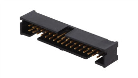 Gniazdo Idc Męskie 34-Pin Proste Tht Złocony 2,54Mm Czarny 5103308-7