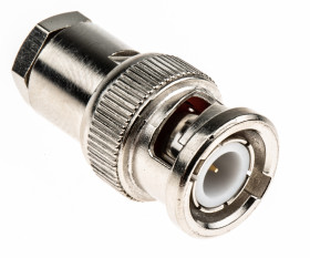 Złącze koncentryczne Montaż na kablu Męski 75Ω typ złącza Złącze BNC, zaciskane typ kabla RG59