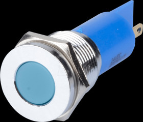 Q16F1CXXB24E Indicator LED, 24 V DC, 16 mm, FASTON, blue/BrC