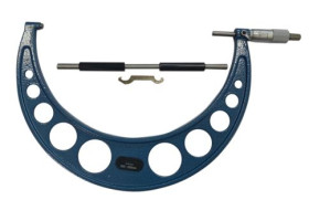 Mikrometr, typ: Zewnętrzny, dokł. ±0,008 mm, rozdz. 0,01 mm, zakres: 200 mm do 225 mm, kalibracja: DKDCAL, Jednostki