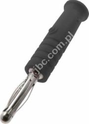 211-SW Wtyczka izolowana 2mm, lamelkowa, przył. lutowane, 10A, czarna, ELECTRO-PJP, 211SW