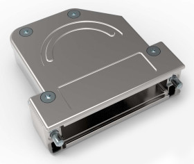 Osłona tylna D-Sub 25, 44 -pinowe Cynk odlewany Kątowy TE Connectivity B