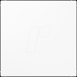 LS 994 B WW Blank cover, retaining ring, break-proof, alpine white
