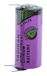 Bateria 2/3 AA 3.6V 2/3 AA 1.6Ah Tadiran Lit-chlorek tionylu Etykiety